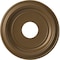 Ekena Millwork PVC Medallion (Canopies up to 7 1/2"), 13"OD x 3 1/2"ID x 1 1/4"P, Metallic Champagne Bronze CMP13TRCCB - alternate 1